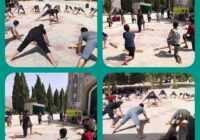 اجرای ورزش زورخانه ای و پهلوانی شهرستان کوهبنان